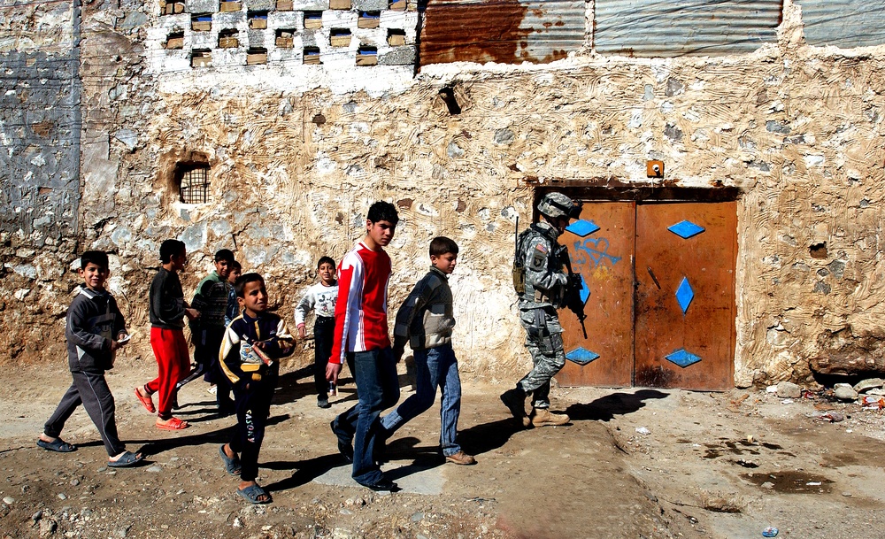 Kirkuk foot patrol