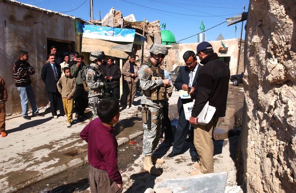 Kirkuk foot patrol