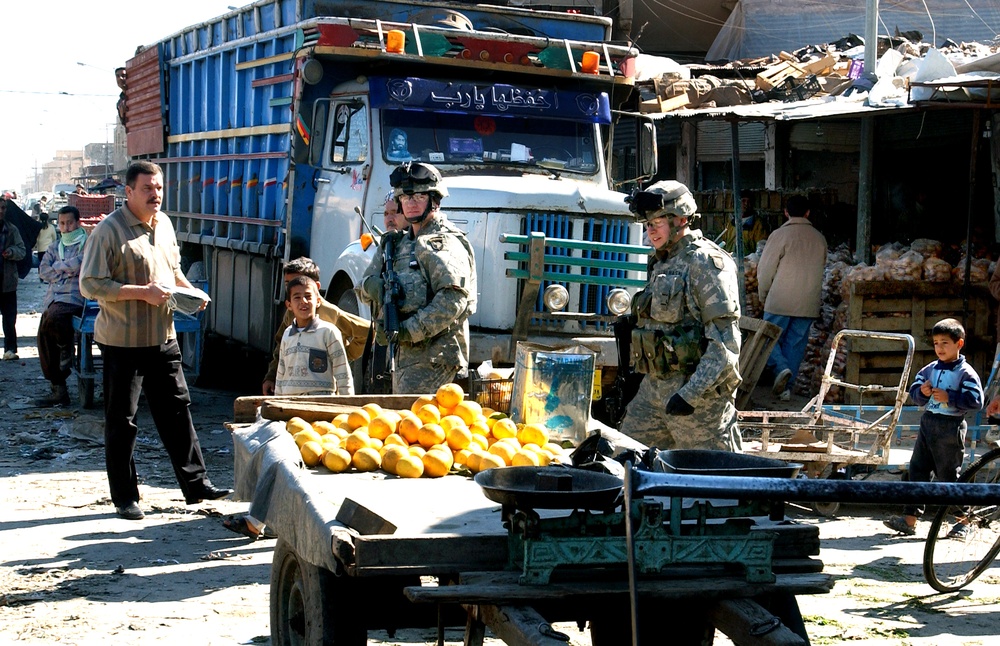 Kirkuk foot patrol