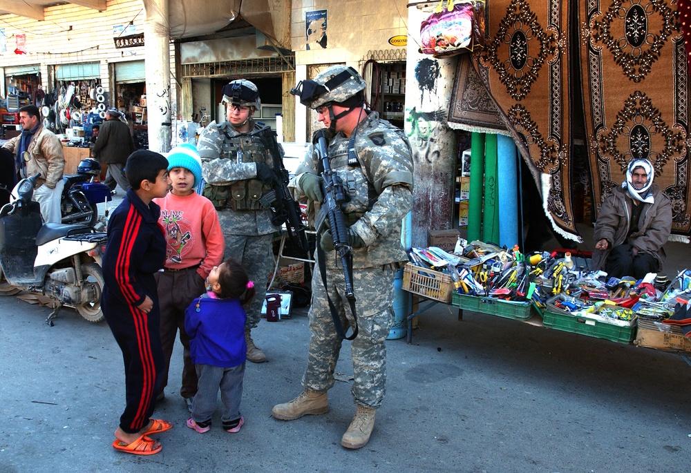 Kirkuk foot patrol