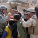 Maj. Gen. Thurman passes out candy