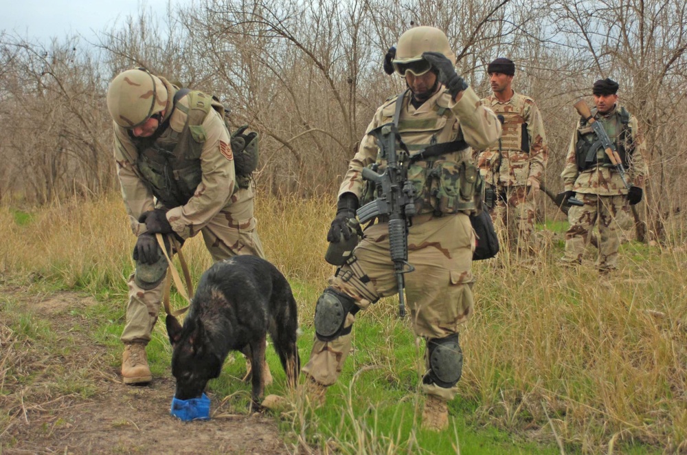 35th Security Forces Squadron Dog Handlers