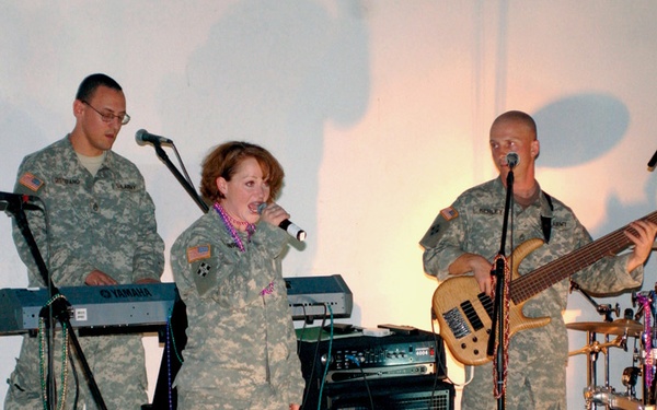 On the Road with the 4th ID Band