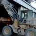 Iraqi, American firefighters battle blaze at weapons training si