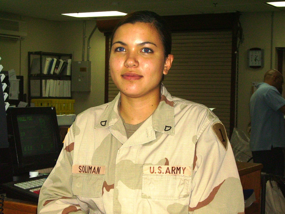Pvt. 1st Class Cynthia M. Soliman