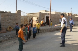 Soccerballs given out in Tal Afar