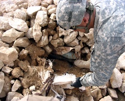 U.S. Soldiers unearth thousands of munitions