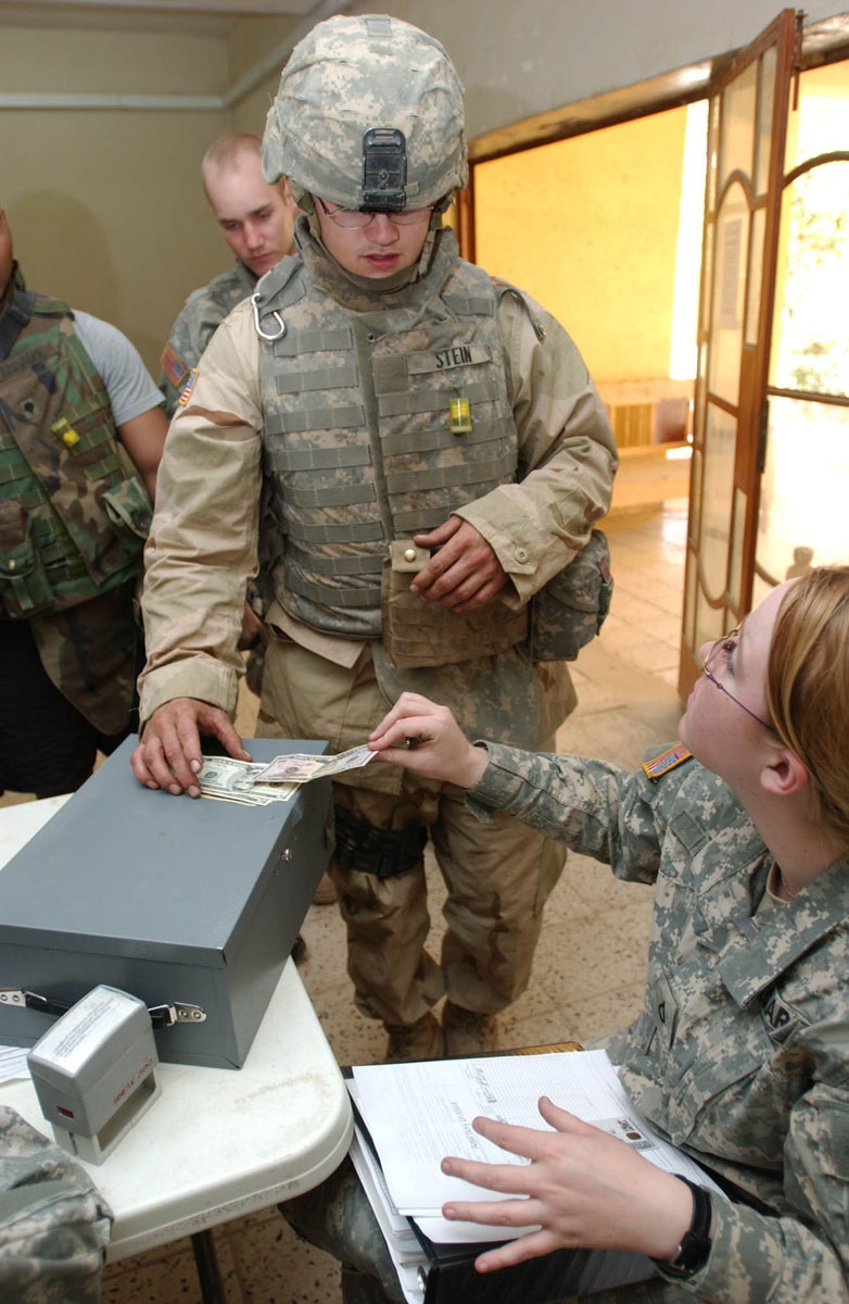 Pfc. Hunt Helps a Soldier Receive Casual Pay