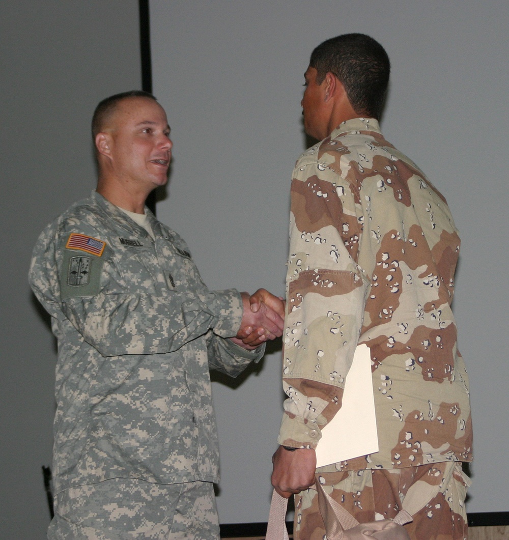 NCO Academy basic combat training graduation