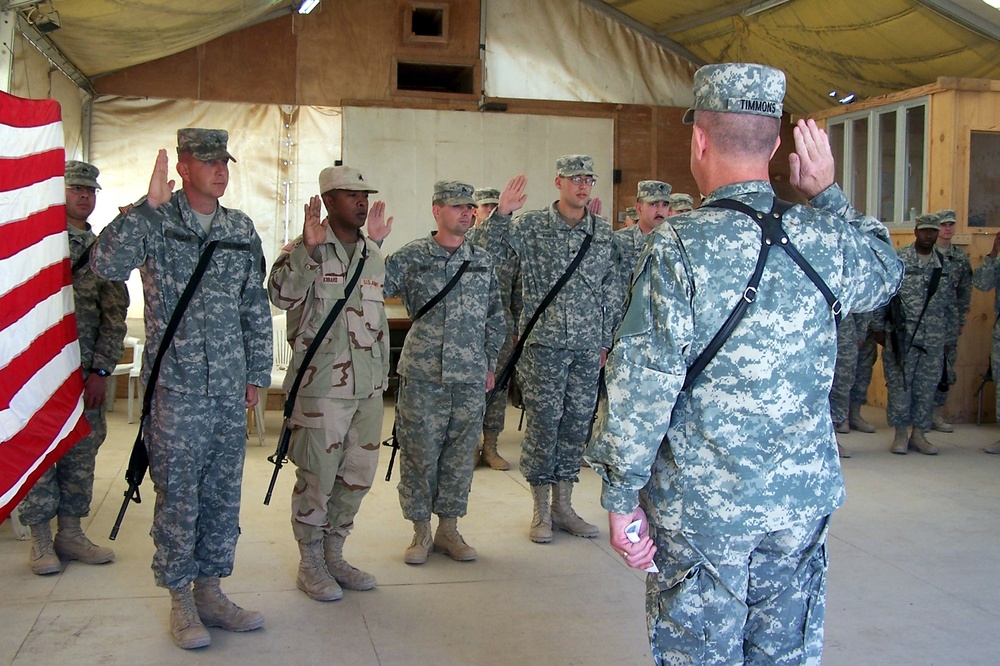 62nd Engineer Battalion reenlists 62 in 62