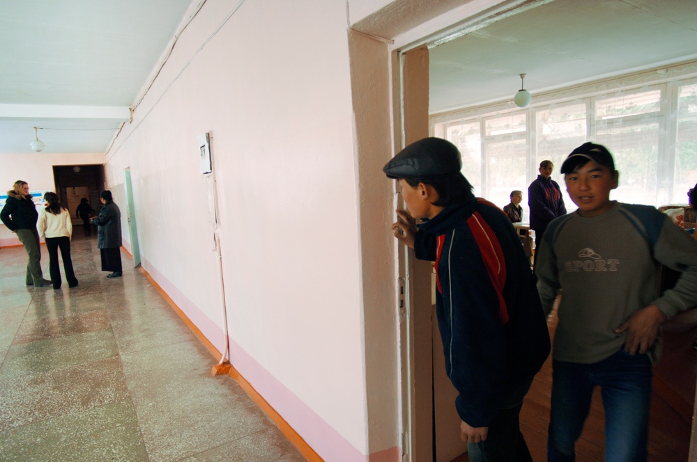 Deployed Airmen Teach English to Kyrgyzstan Kids