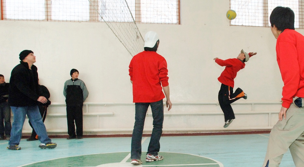 Deployed Airmen Teach English to Kyrgyzstan Kids