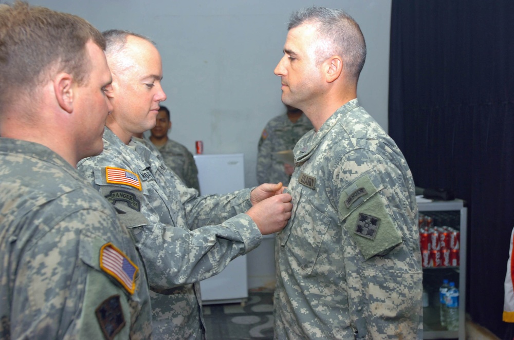 Kozak Promoted to 1st Sgt.