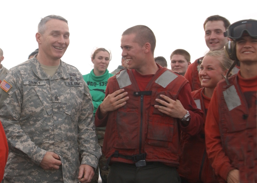 Senior Enlisted Advisor to the Joint Chiefs of Staff Visits USS Lake Champl