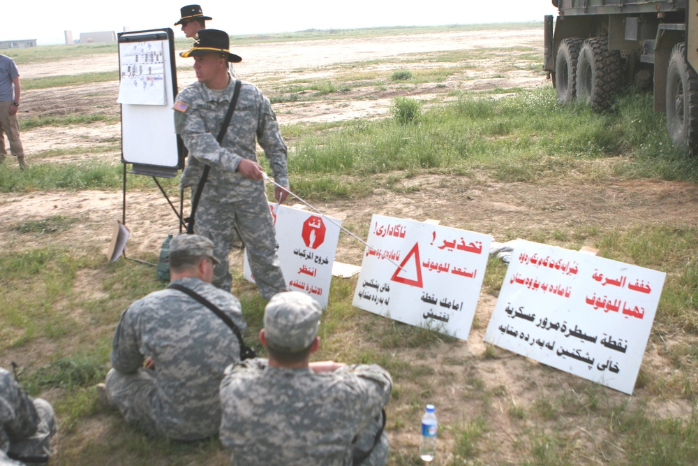 Staff Sgt. Miller shows signs