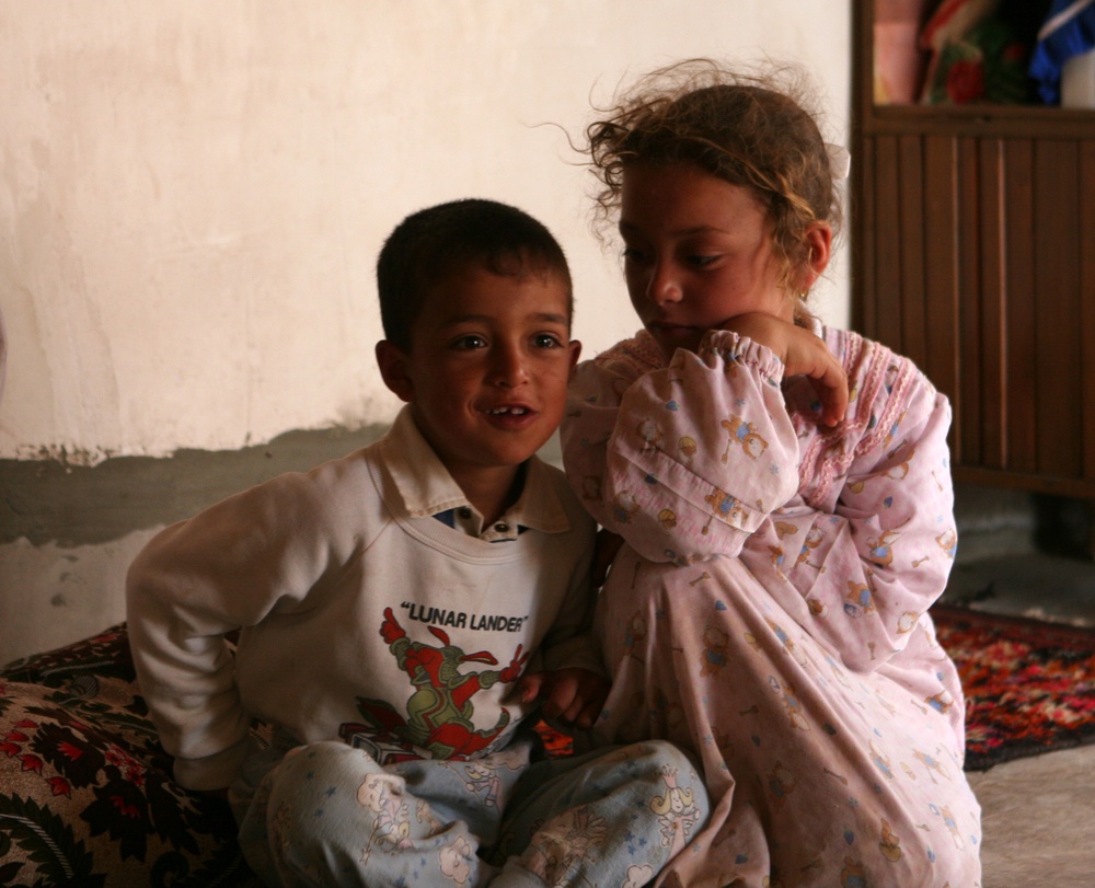 Iraqi brother and sister
