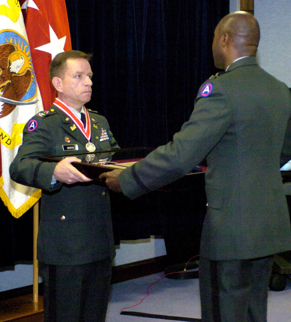 Col. Marin Retires