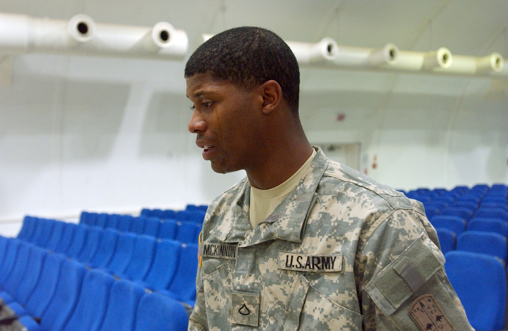 Spc. Harris Memorial Display