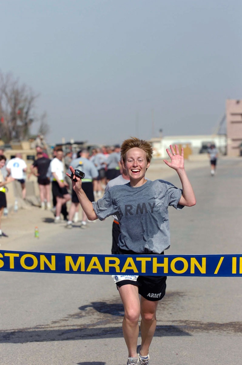 Boston Marathon at Ali Base/LSA Adder, Iraq