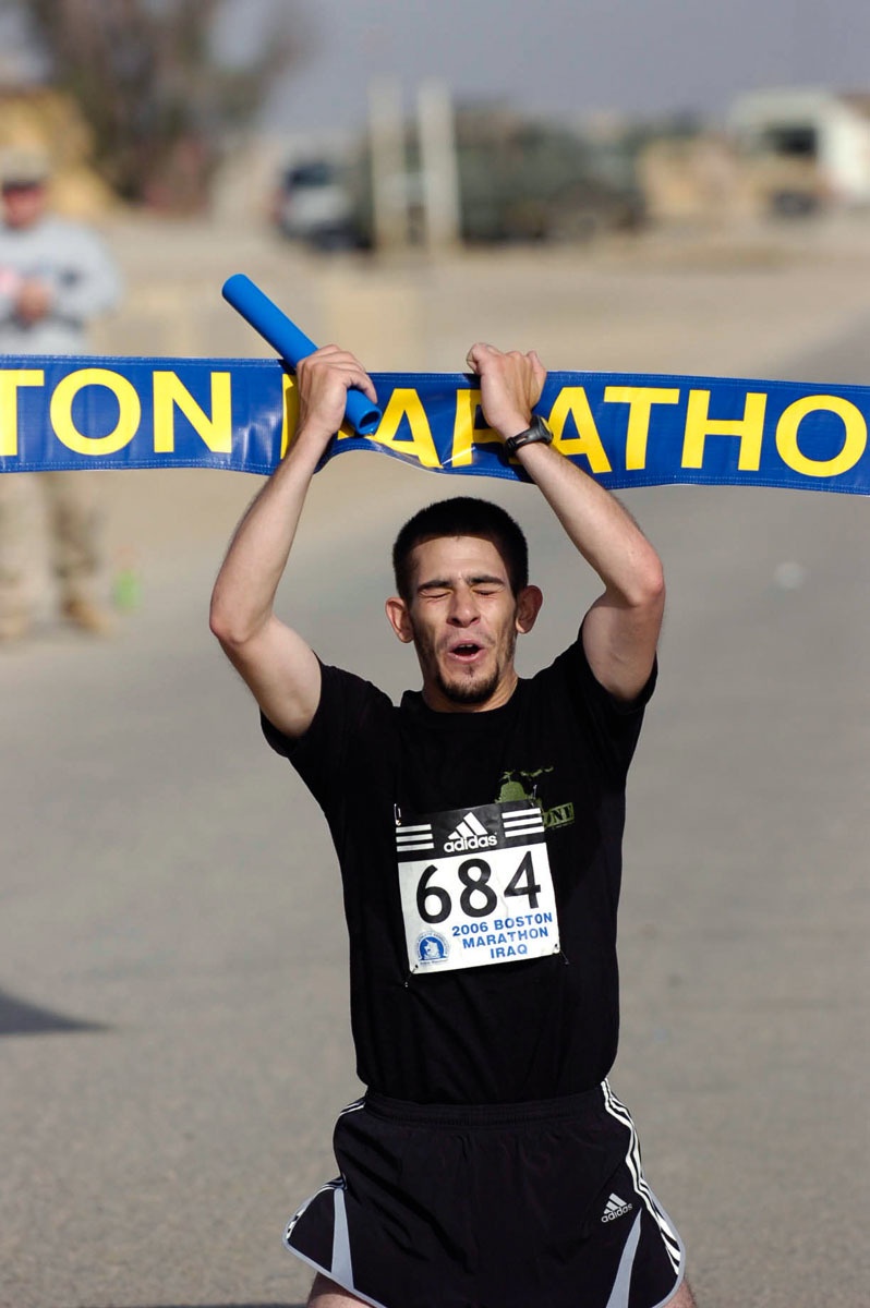 Boston Marathon at Ali Base/LSA Adder, Iraq