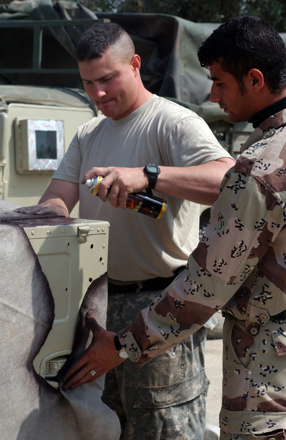 Iraqi Humvees