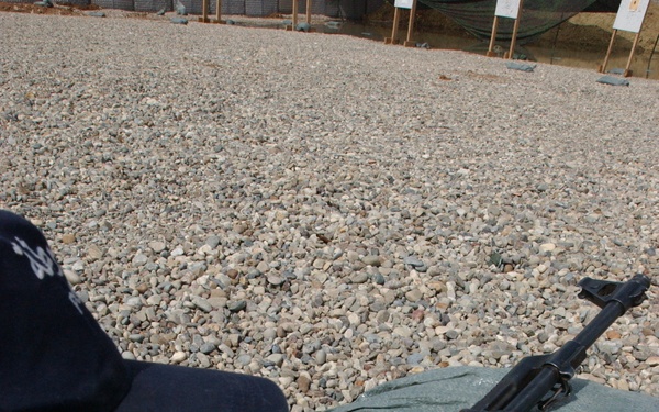 IP work with U.S. troops at range