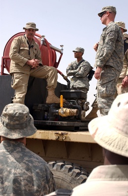 combat convoy firefighting system