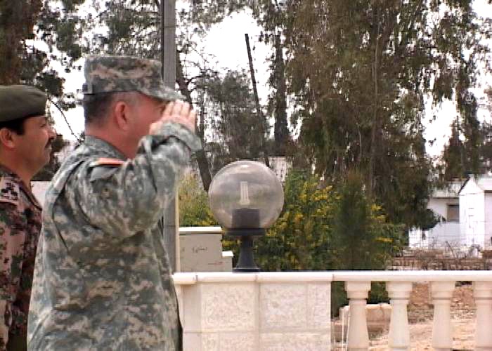 Saluting the Troops