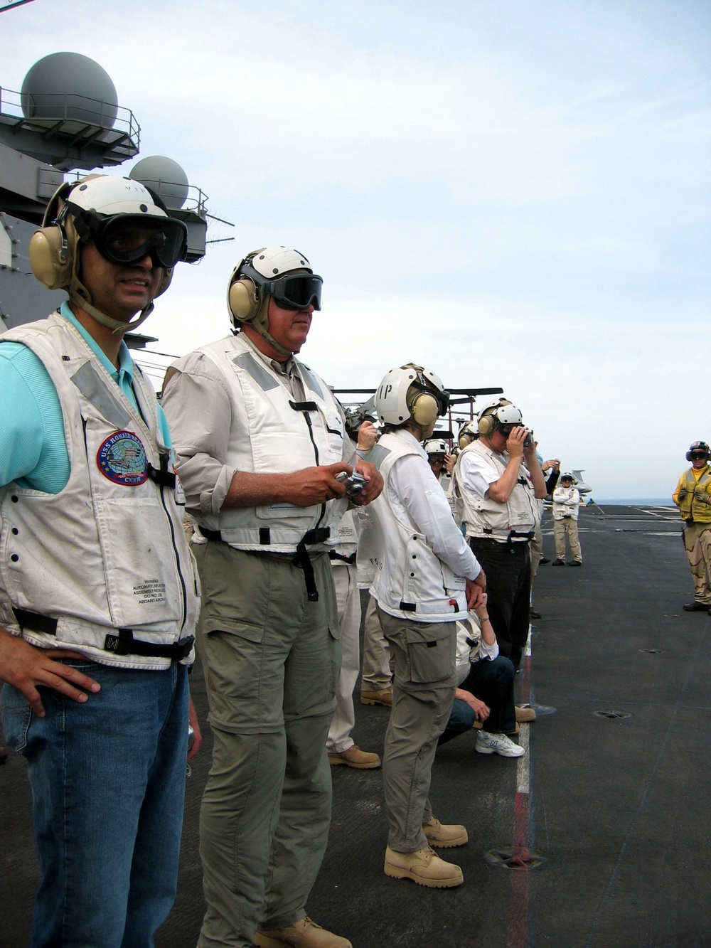 Civilian Leaders Wowed by USS Ronald Reagan's Capabilities