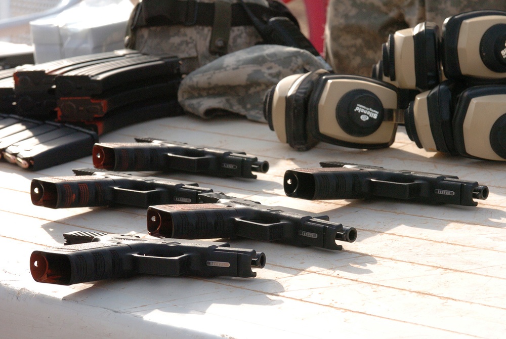 Iraqi Police Academy marksmanship competition