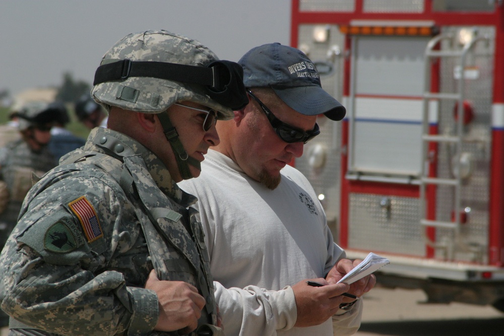 mass casualty exercise at Q-West