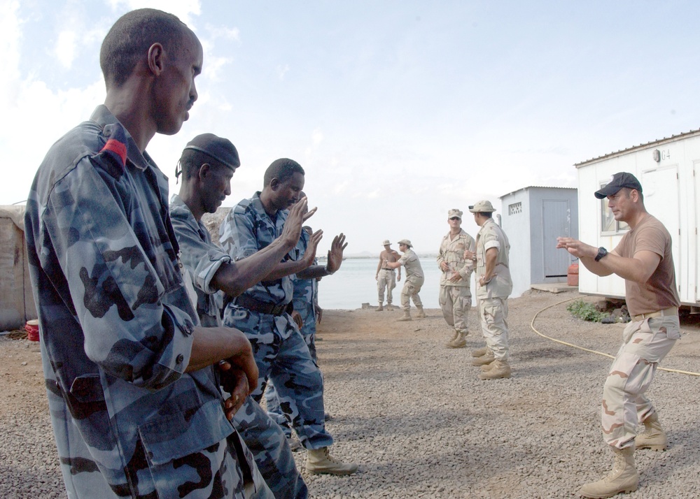 Coast Guard Trains Djiboutian Navy, Coast Guard
