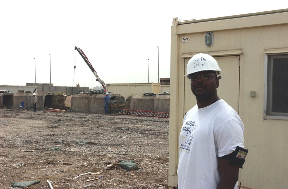 Construction at FOB Courage