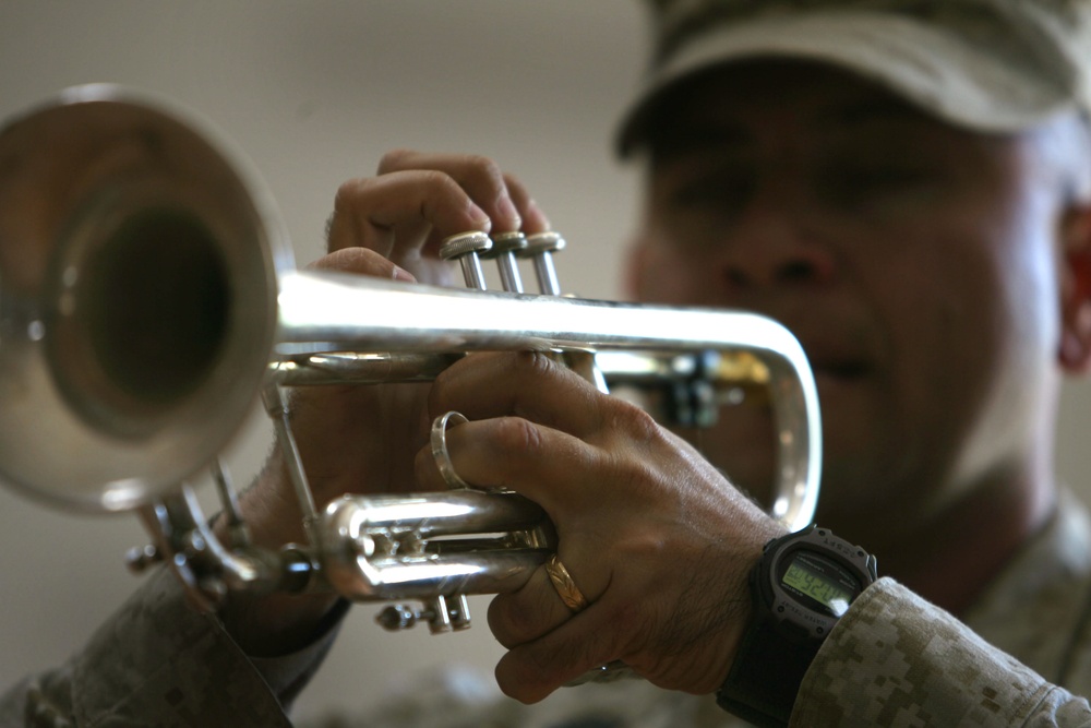 Battalion takes time to honor marines