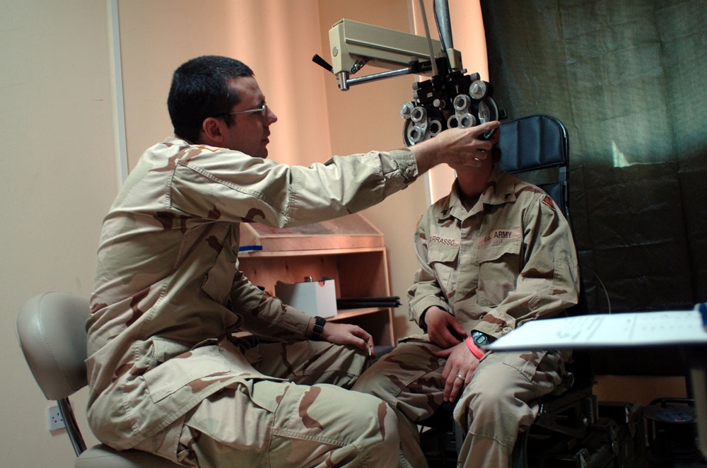 Task Force Optometry Team Has eyes On