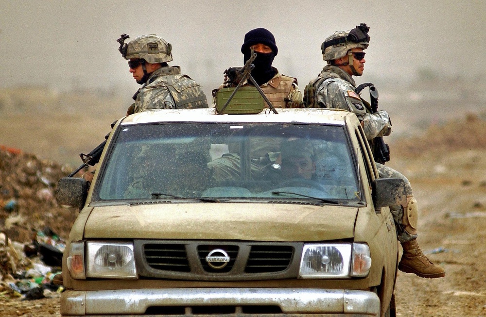 Riding With the Cav in Baghdad Iraq