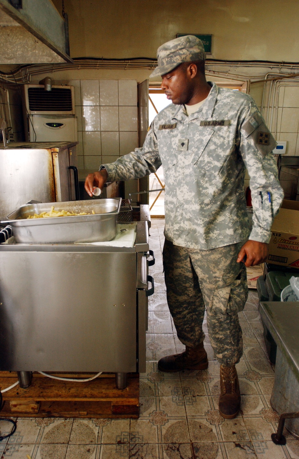 Army cook