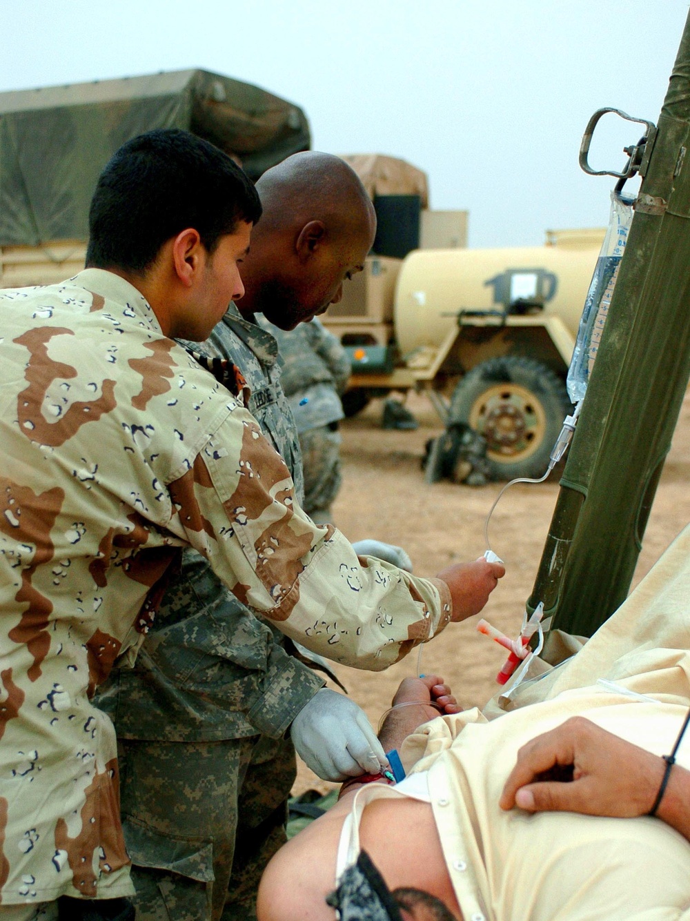 Iraqi Army medics