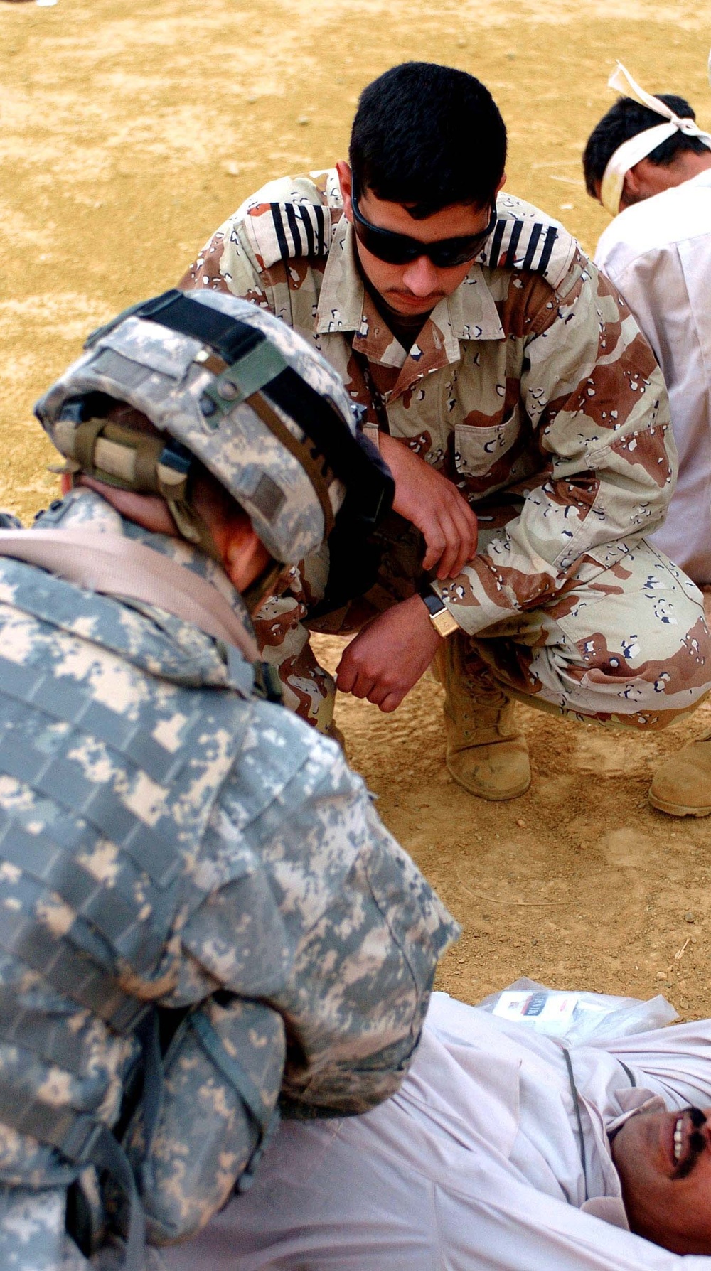 Iraqi Army medics