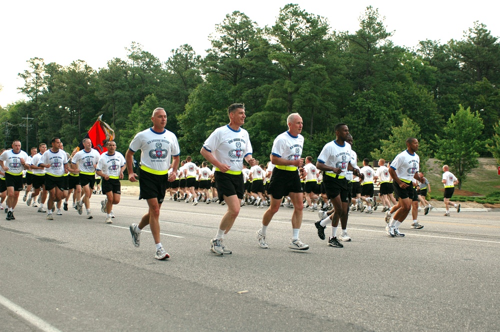 82nd Airborne Division All-American Week Division Run