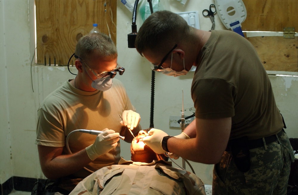 military dentist makes house calls