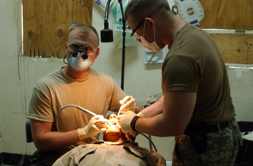 military dentist makes house calls