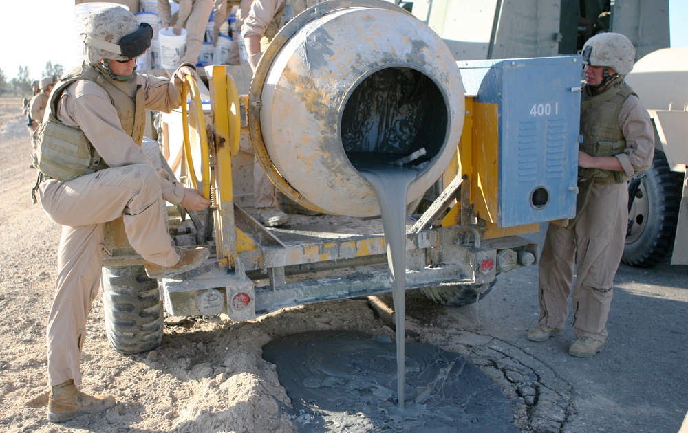 Marine Combat Engineers Repair Iraq's Roadways