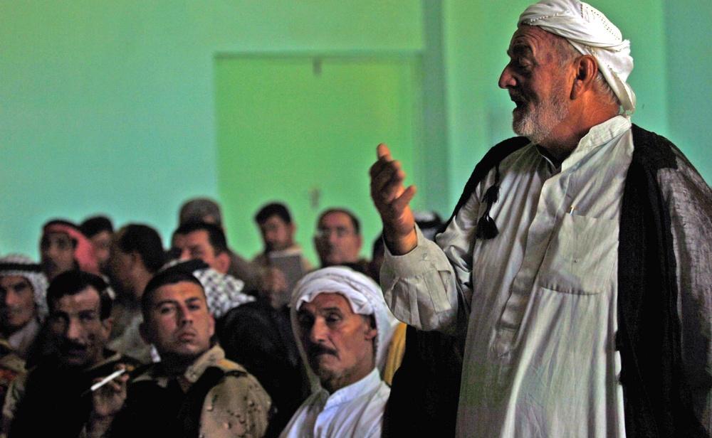 Sheiks Gather for Security of Their Border Villages