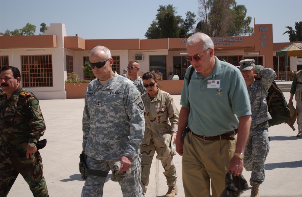 Congressional Delegation Visits FOB Marez