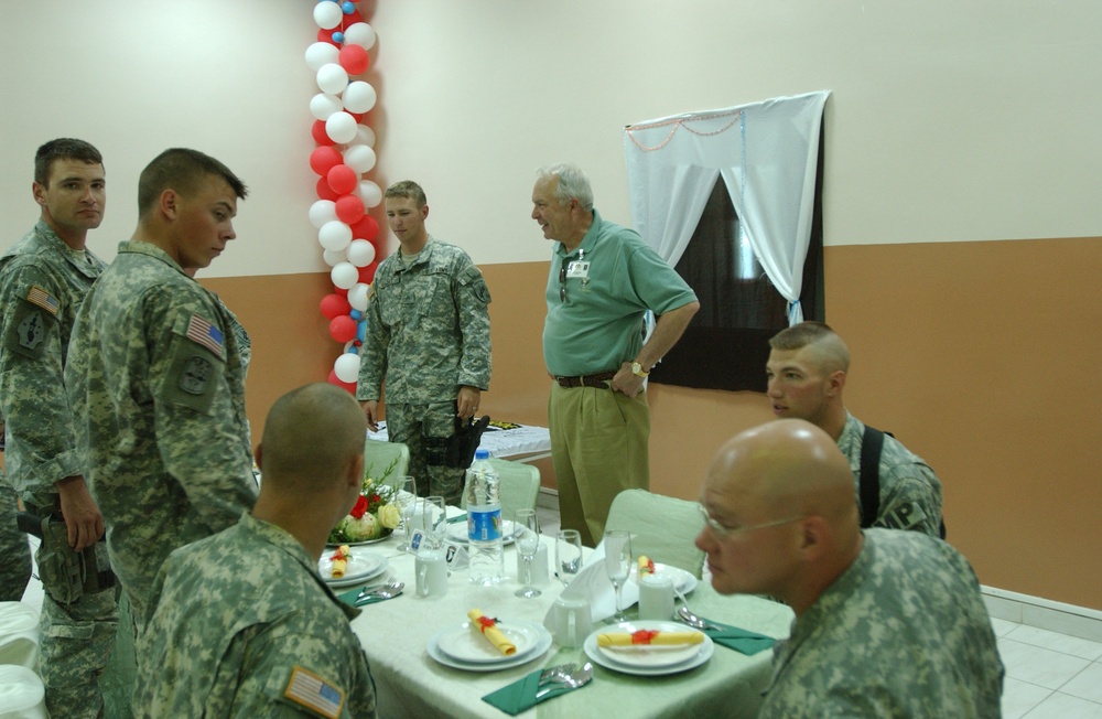 Congressional Delegation Visits FOB Marez