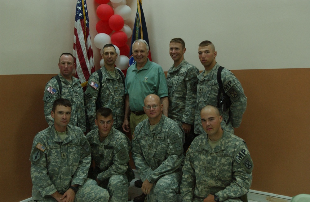 Congressional Delegation Visits FOB Marez