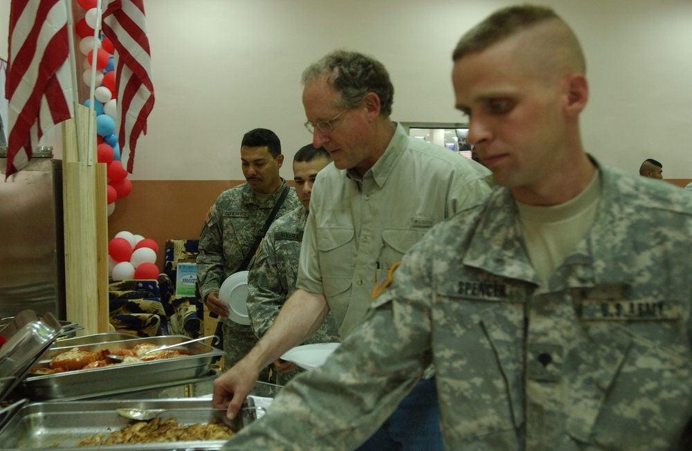 Congressional delegation visits FOB Marez