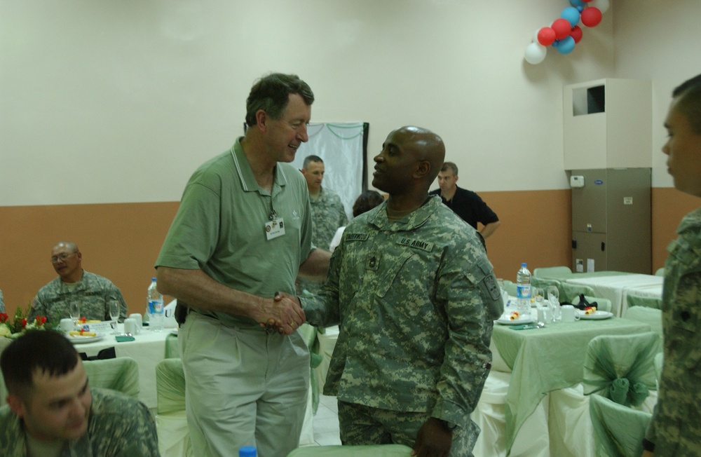 Congressional delegation visits FOB Marez