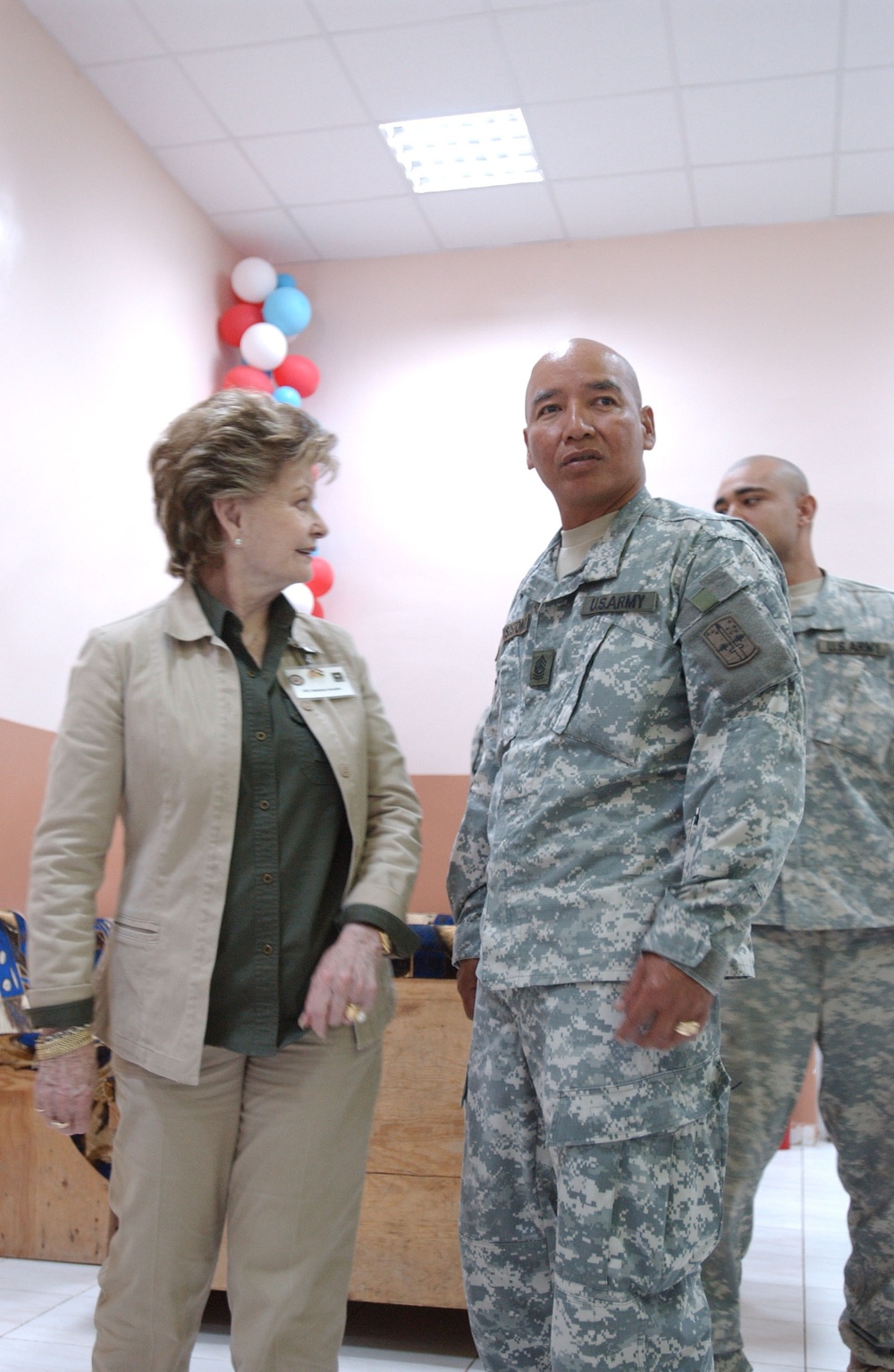 Congressional delegation visits FOB Marez